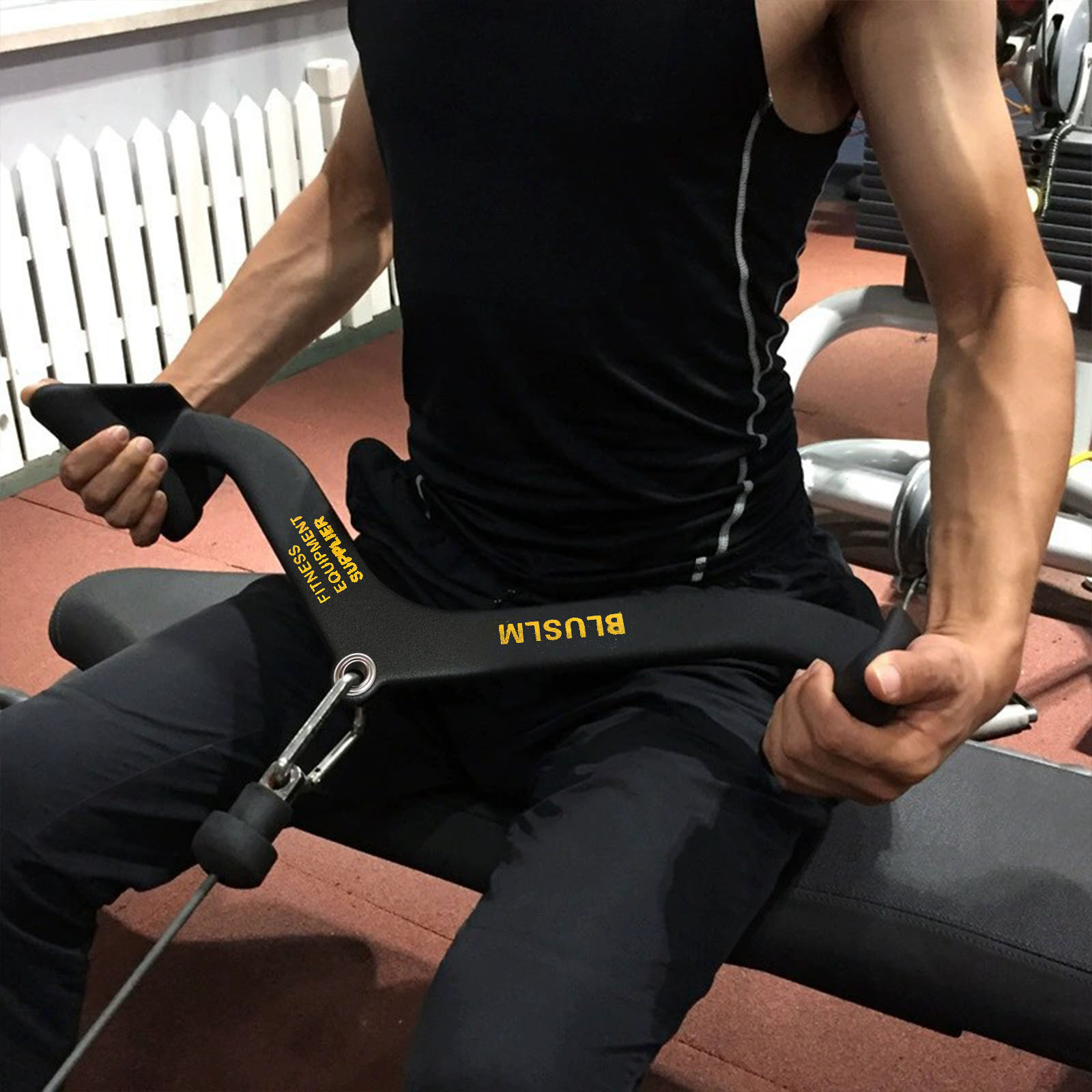 Home Gym Ideas - Home Gym kebugaran Lat tarik ke