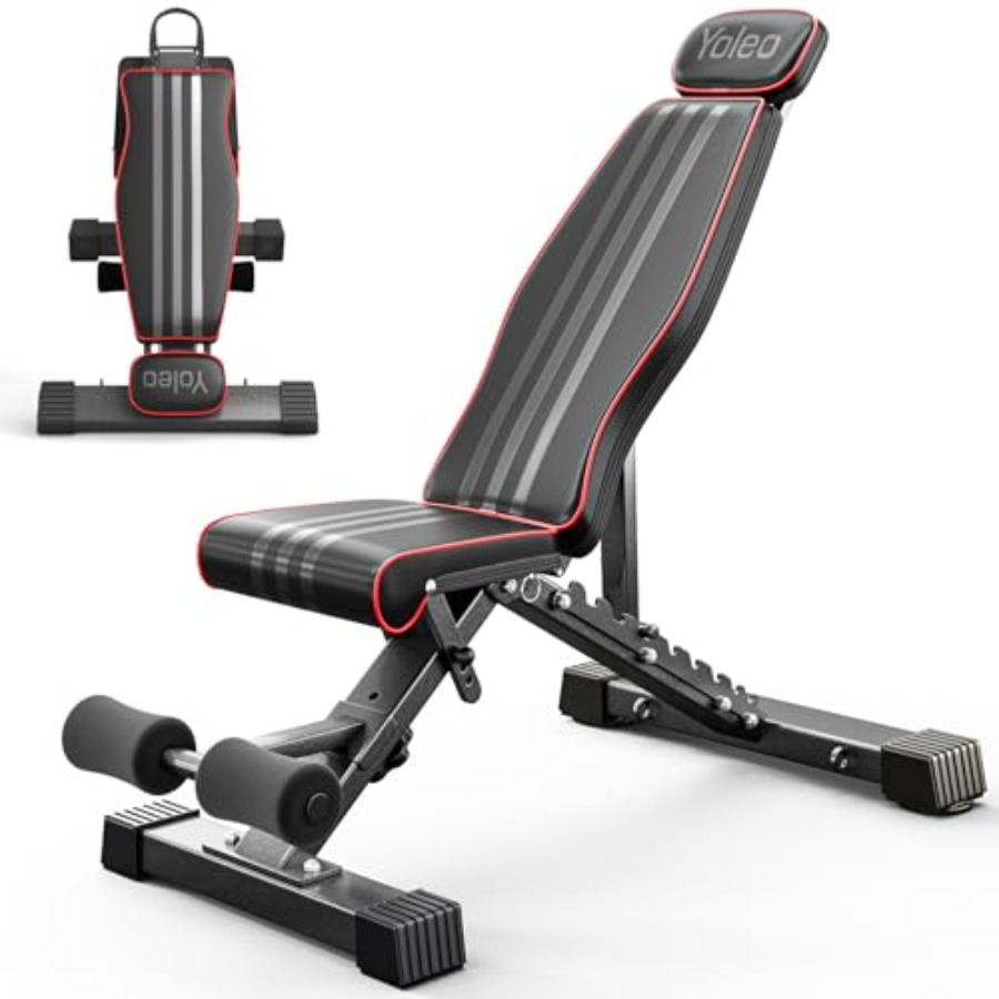 Home Gym Second - Bangku Angkat Beban yang Dapat Disesuaikan