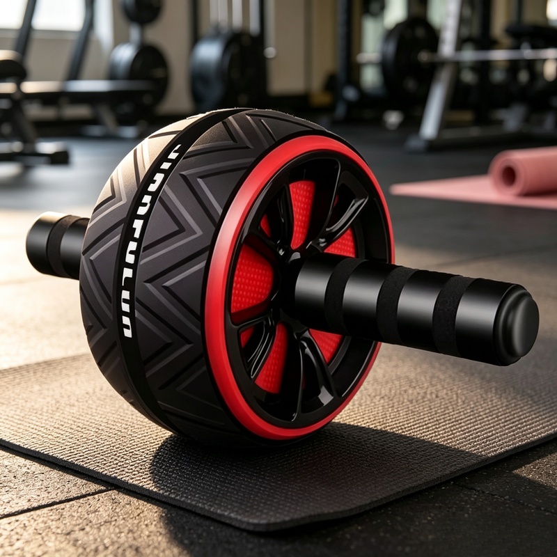 Home Gym Ideas - Roda Roller Ab Anti-Selip, Peralatan Kebugaran