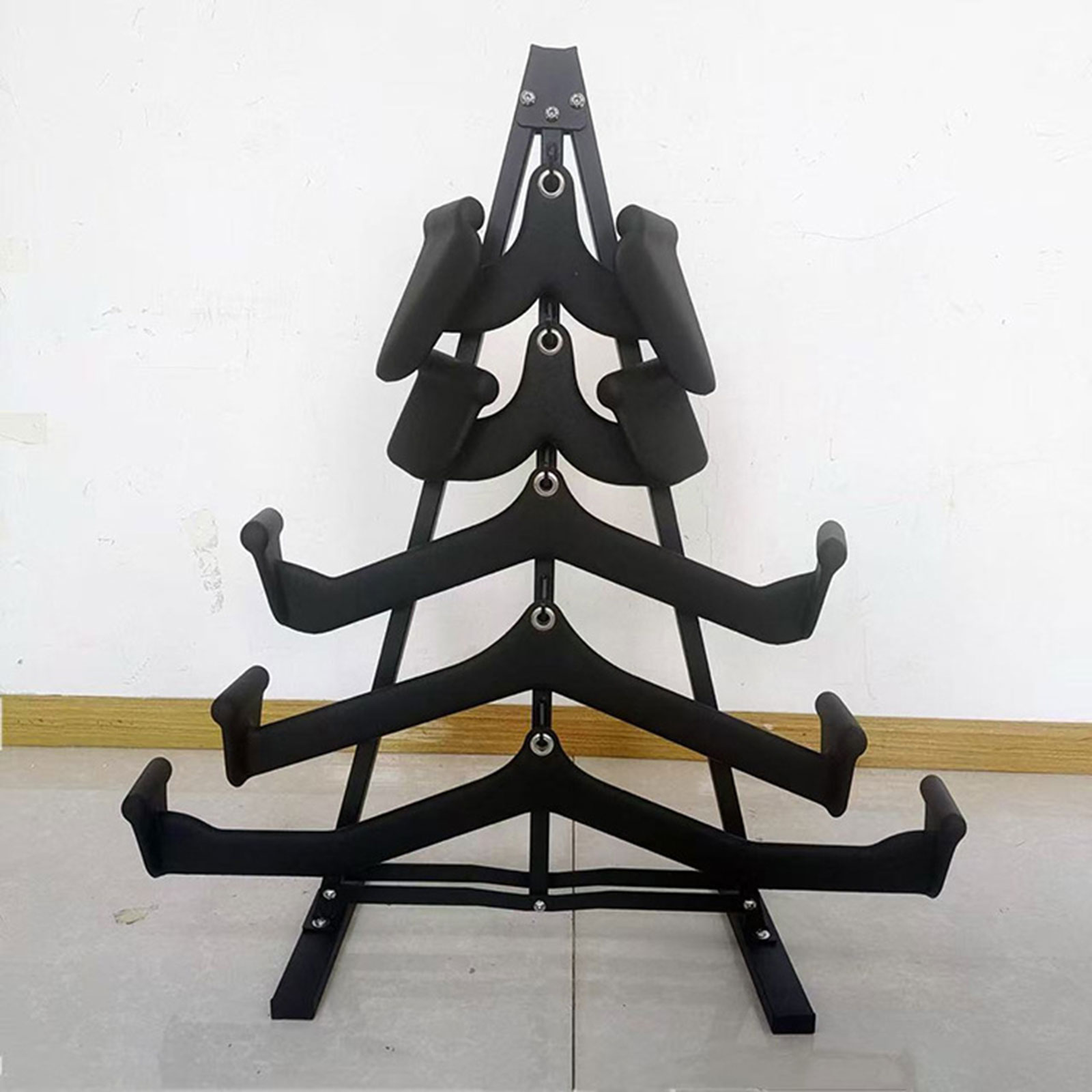 Home Gym Ideas - Rak Penyimpanan Alat Latihan Lat Pull