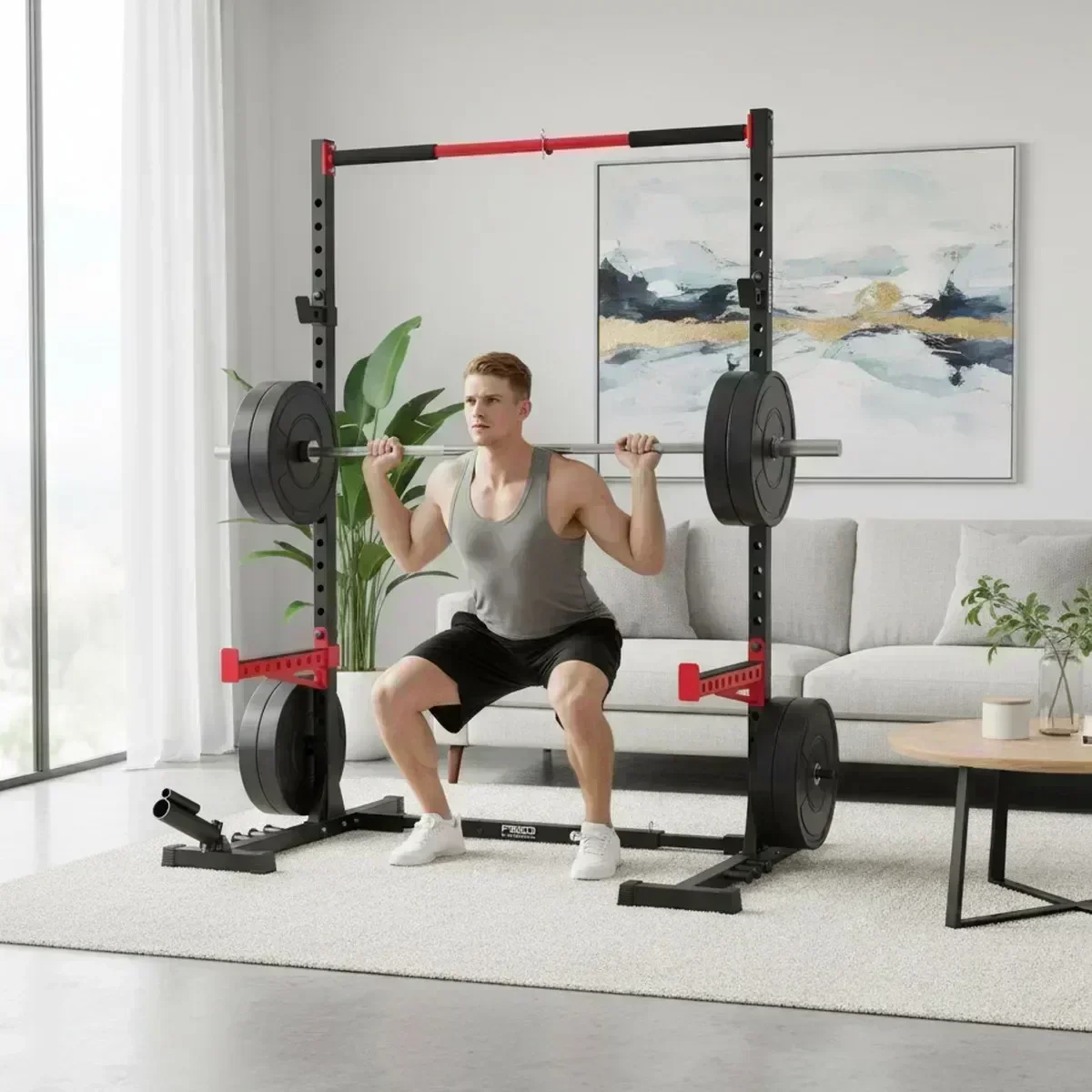 Home Gym Pull Up Bar - Rak Squat Home Gym yang Dapat
