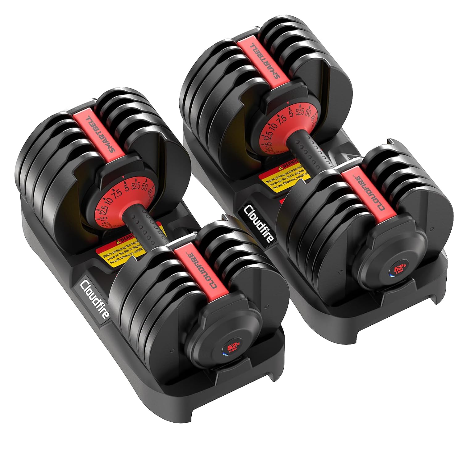 Home Gym Dumbbell Workout - Set Dumbbell yang Dapat Disesuaikan 52.5/25