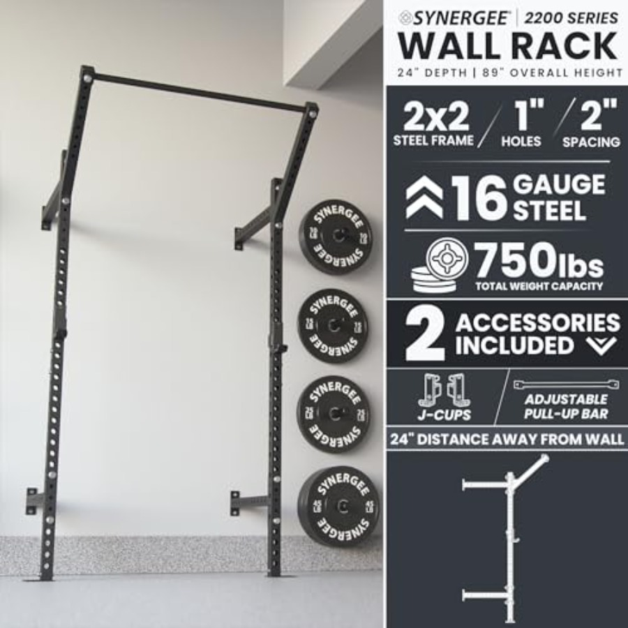 Rak Squat Dinding untuk penggu - Home Gym Pull Up Bar ulasan dan harga