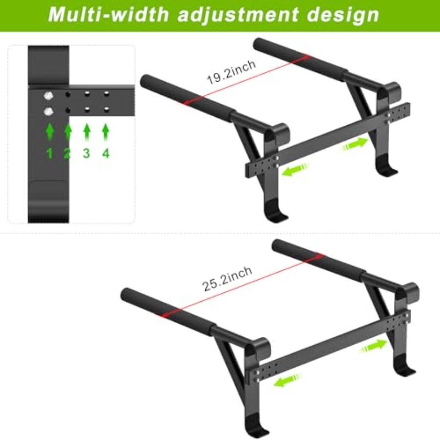 Palang Senam Dinding 2x2 Model - Home Gym Pull Up Bar ulasan dan harga