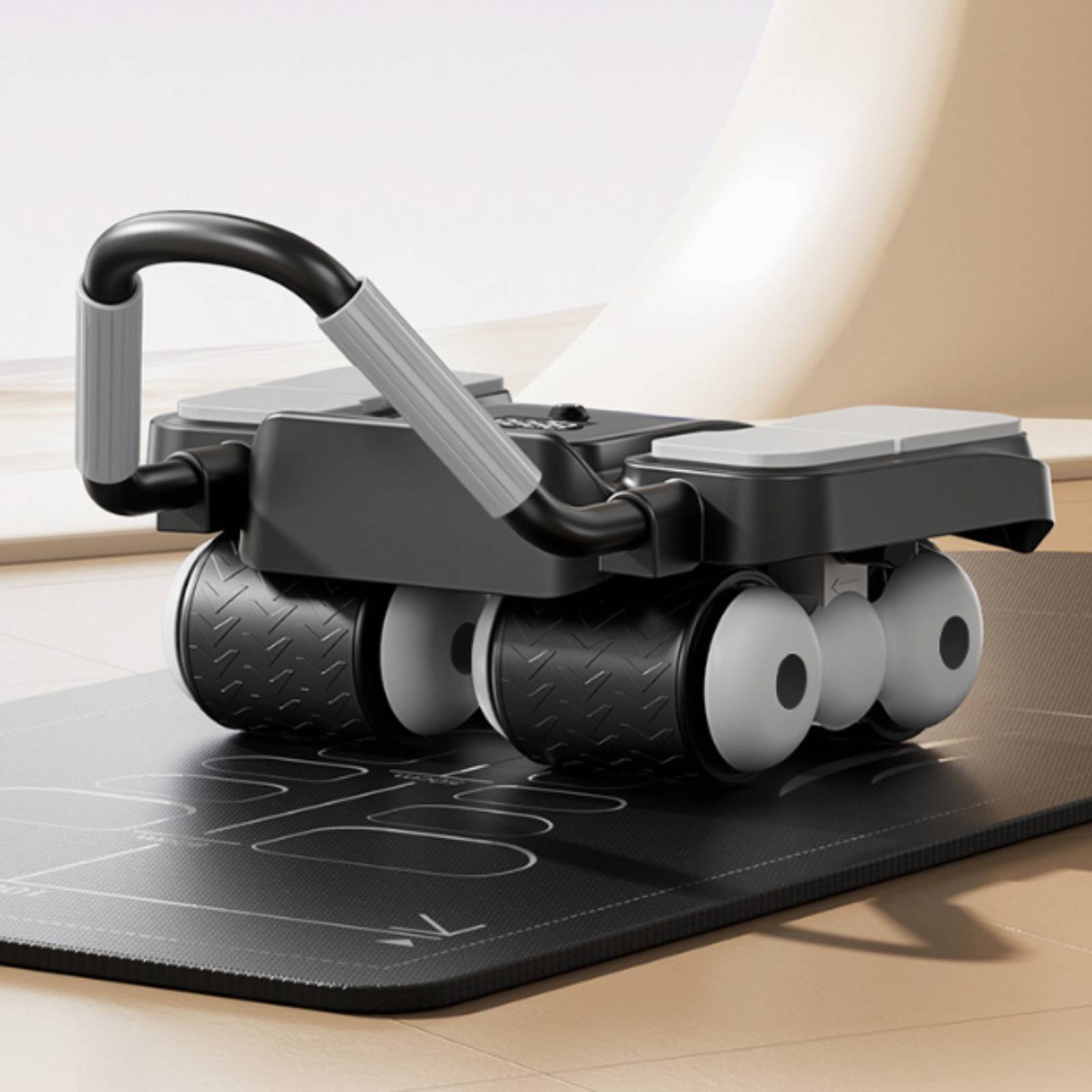 Roller Perut Empat Roda Mudah  - Home Gym Second ulasan dan harga