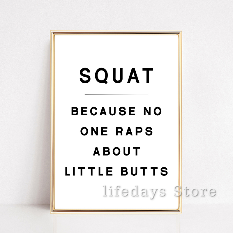 Fitness Work Out poster kutipa - Home Gym Quotes ulasan dan harga