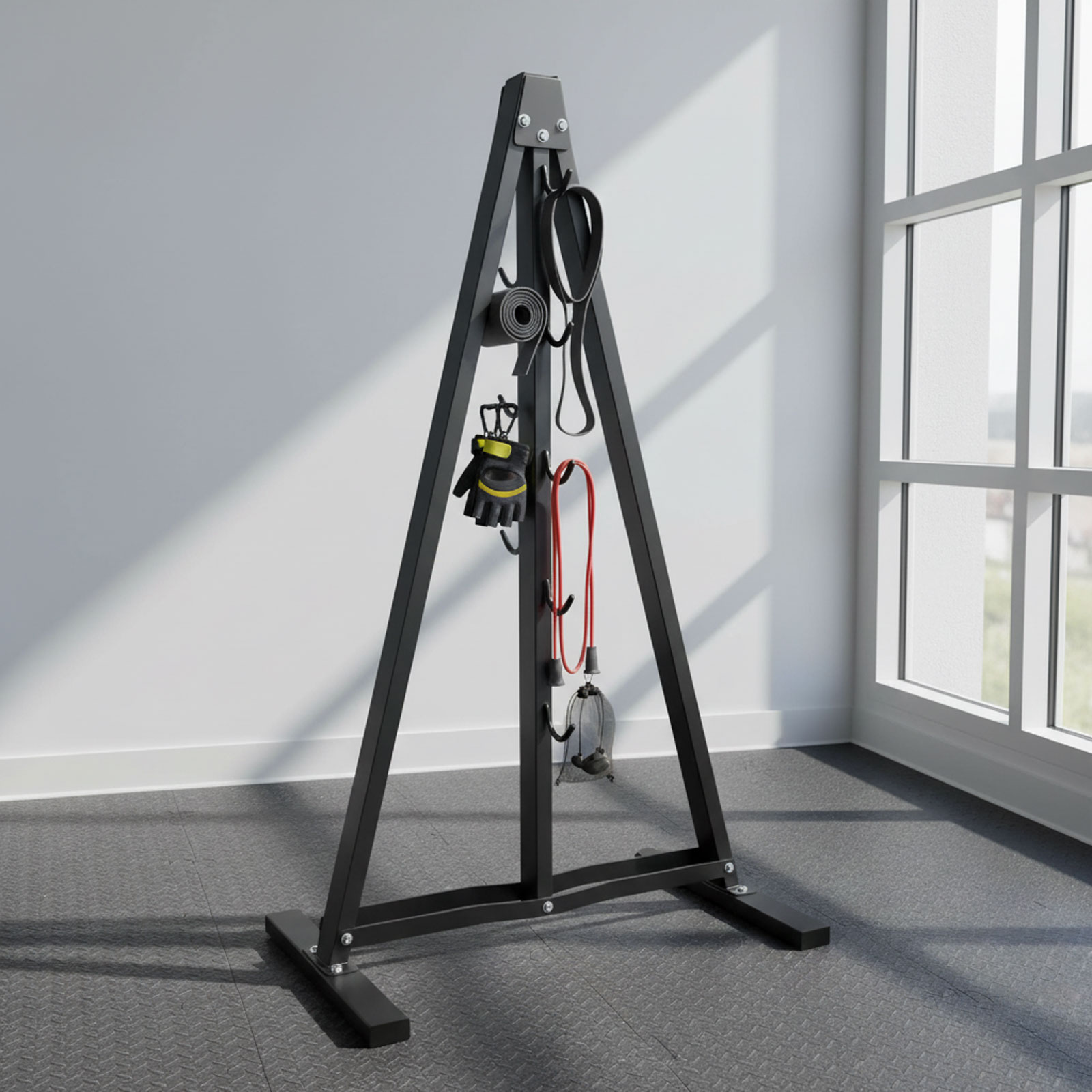 Rak Penyimpanan Alat Latihan L - Home Gym Ideas ulasan dan harga