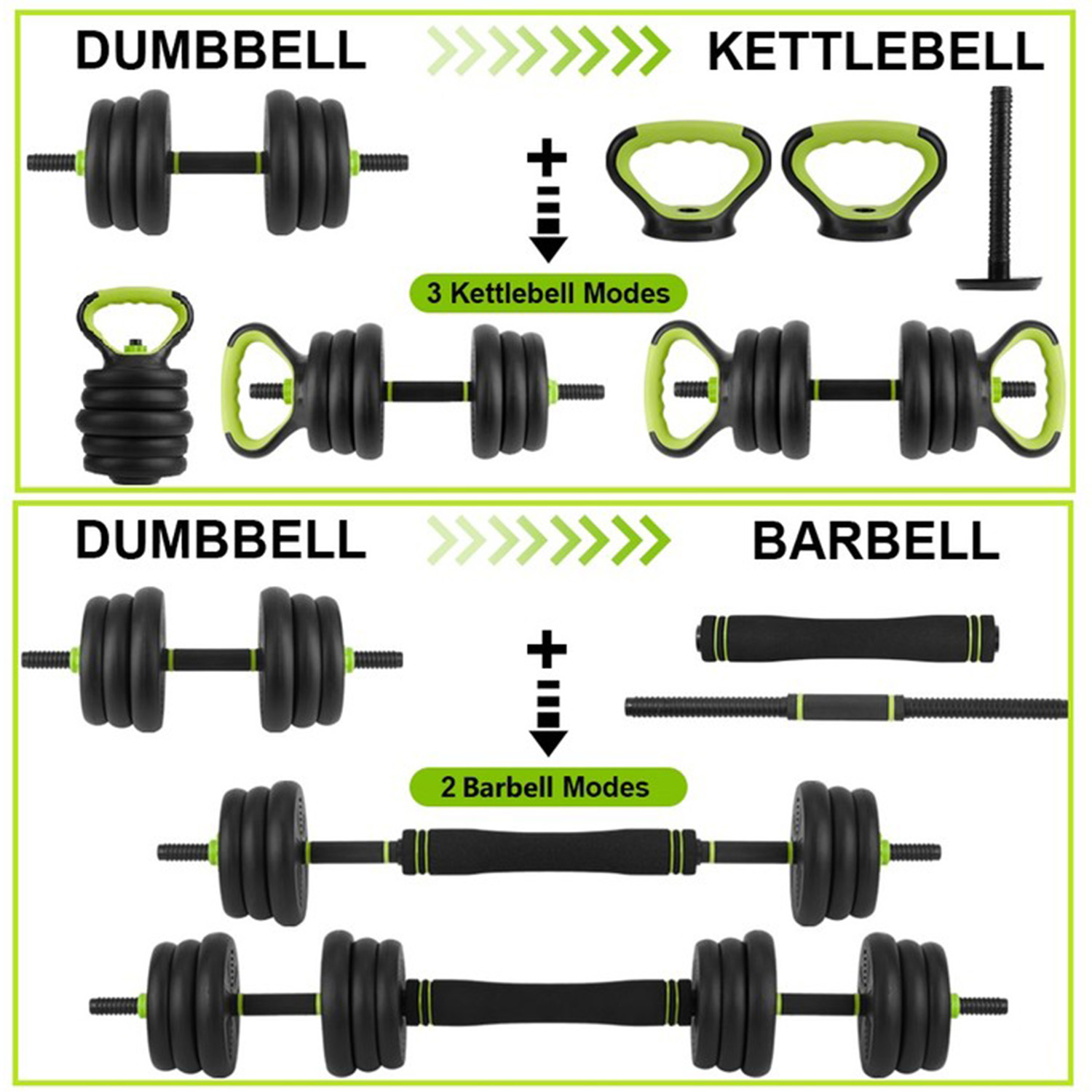 Set Dumbbell 4 in 1 yang Dapat - Home Gym Packages ulasan dan harga