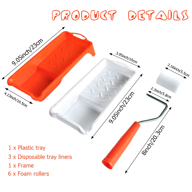 Kit Rol Cat Kecil 2 Inci BARU, - Foam Roller High Density ulasan dan harga