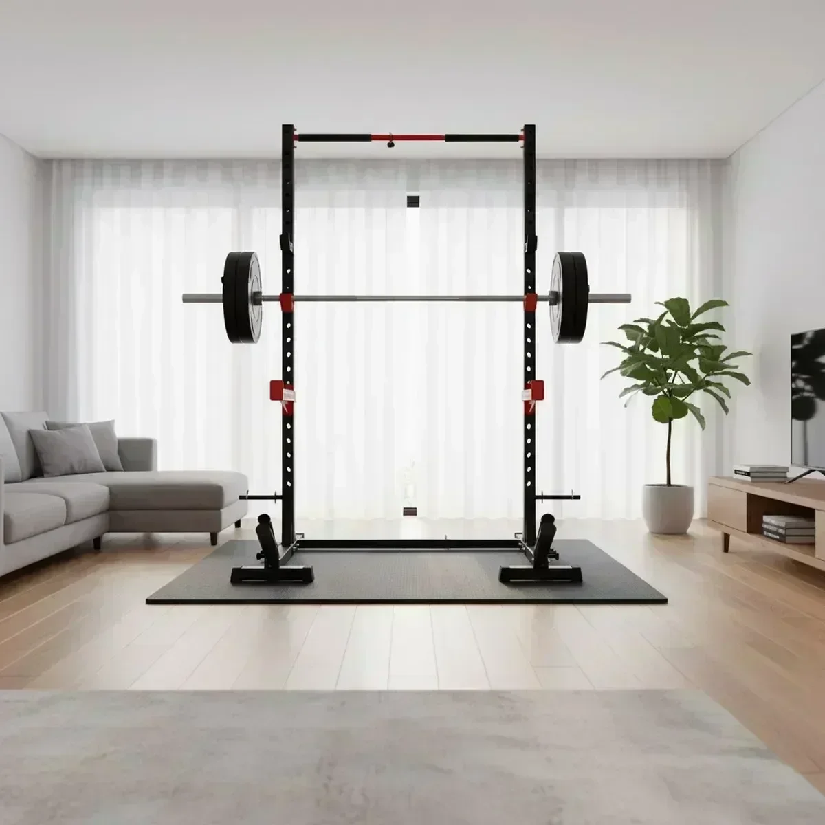 Rak Squat Home Gym yang Dapat  - Home Gym Pull Up Bar ulasan dan harga