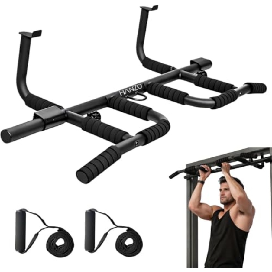 Set Bar Pull Up untuk Pintu de - Home Gym Pull Up Bar ulasan dan harga