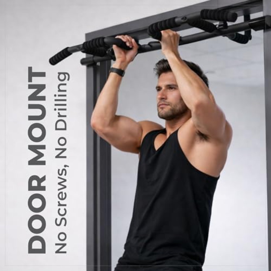 Set Bar Pull Up untuk Pintu de - Home Gym Pull Up Bar ulasan dan harga