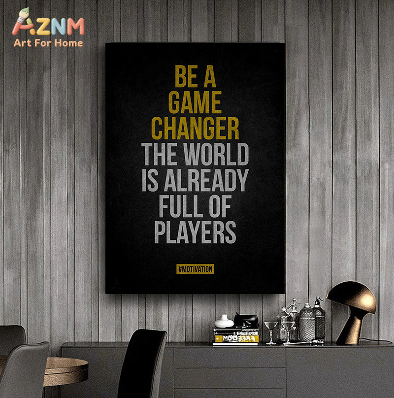 AZNM Kanvas Seni Dinding denga - Home Gym Quotes ulasan dan harga
