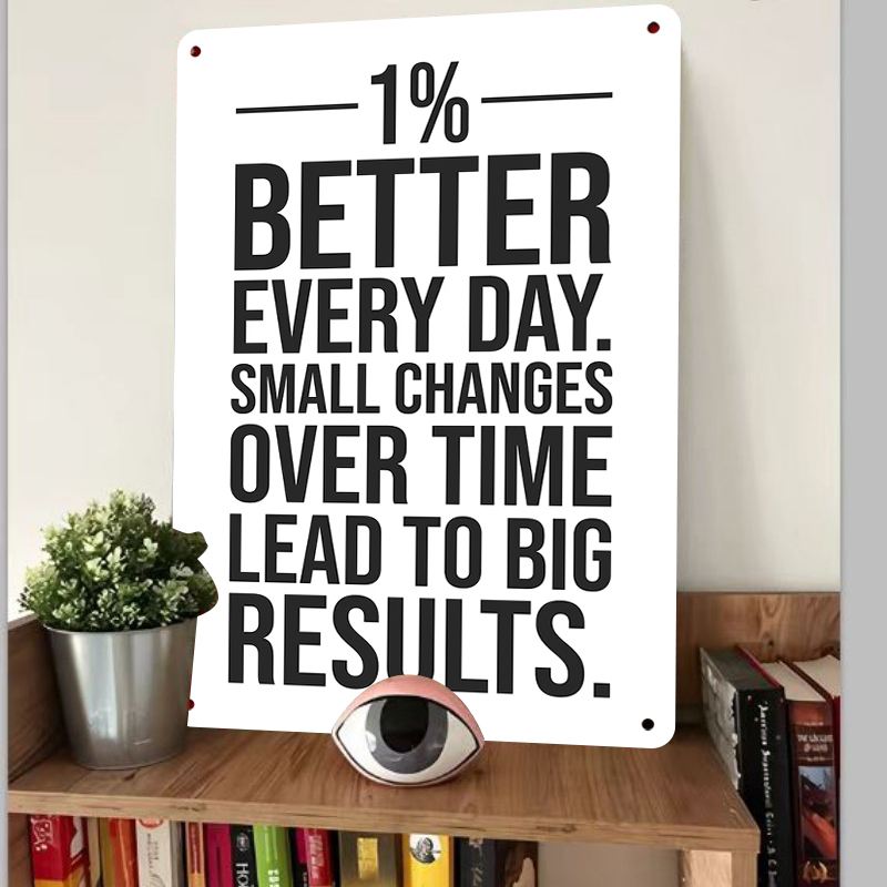 1% Lebih Baik Setiap Hari Seni - Home Gym Quotes ulasan dan harga