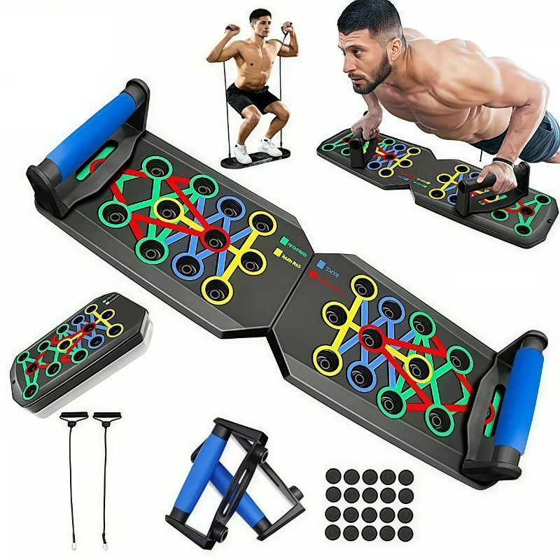 Papan Push Up Lipat dengan Tal - Home Gym Needs ulasan dan harga