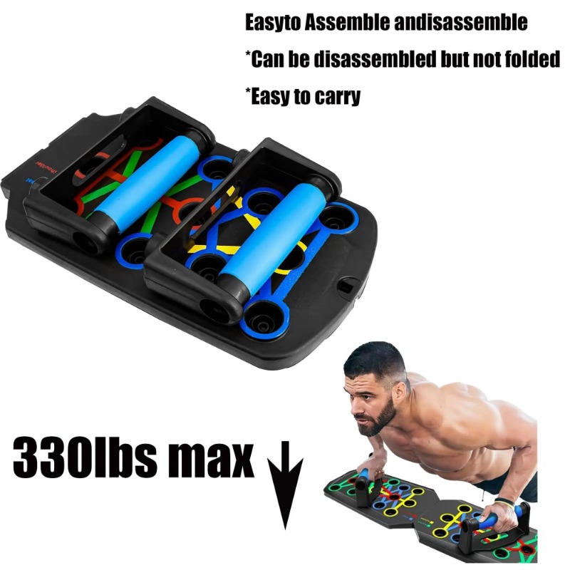 Papan Push Up Lipat dengan Tal - Home Gym Needs ulasan dan harga